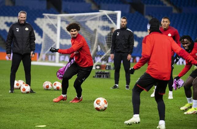 SAN SEBASTIAN - AndrÃ Ramalho during the UEFA Europa League match between Real Sociedad and PSV Eindhoven at Estadio de Anoeta on December 9, 2021 in San Sebastian, Spain. ANP OLAF KRAAK UEFA Europa League 2021 2022 xVIxANPxSportx xxANPxIVx