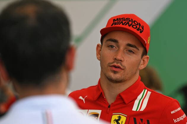 09.12.2021, xekx, Formel 1 FIA, Großer Preis von Abu Dhabi 2021 emspor, Charles Leclerc (Ferrari, 16) (DFL DFB REGULATIONS PROHIBIT ANY USE OF PHOTOGRAPHS as IMAGE SEQUENCES and or QUASI-VIDEO) Abu Dhabi