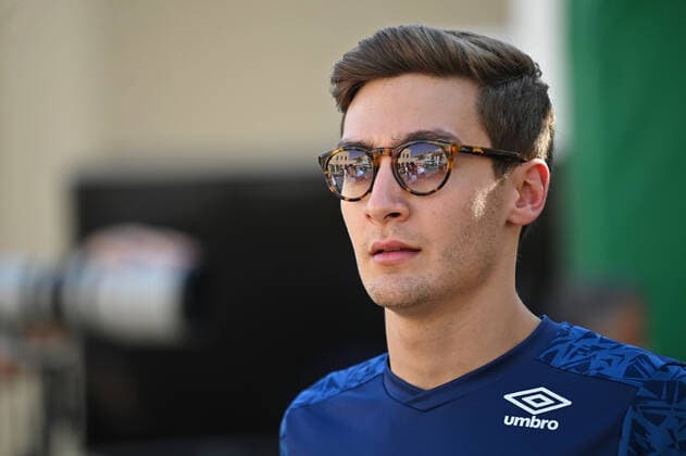 09.12.2021, xekx, Formel 1 FIA, Großer Preis von Abu Dhabi 2021 emspor, George Russell (Williams Racing, 63) (DFL DFB REGULATIONS PROHIBIT ANY USE OF PHOTOGRAPHS as IMAGE SEQUENCES and or QUASI-VIDEO) Abu Dhabi