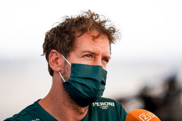 December 9, 2021, Abu Dhabi, United Arab Emirates: SEBASTIAN VETTEL of Germany and Aston Martin F1 Team is seen during preparations of the 2021 FIA Formula 1 Abu Dhabi Grand Prix at Yas Marina Circuit in Abu Dhabi, United Arab Emirates. Abu Dhabi United Arab Emirates - ZUMAg147 20211209_zap_g147_021 Copyright: xJamesxGasperottix
