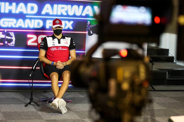 99 Antonio Giovinazzi (ITA, Alfa Romeo Racing ORLEN), F1 Grand Prix of Abu Dhabi at Yas Marina Circuit on December 9, 2021 in Abu Dhabi, United Arab Emirates. (Photo by HOCH ZWEI) Abu Dhabi United Arab Emirates