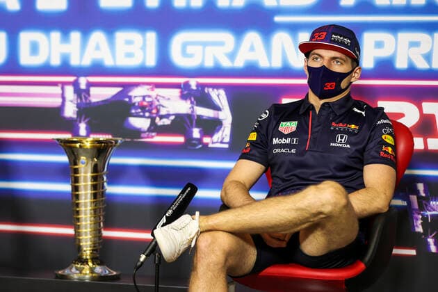 33 Max Verstappen (NED, Red Bull Racing), F1 Grand Prix of Abu Dhabi at Yas Marina Circuit on December 9, 2021 in Abu Dhabi, United Arab Emirates. (Photo by HOCH ZWEI) Abu Dhabi United Arab Emirates