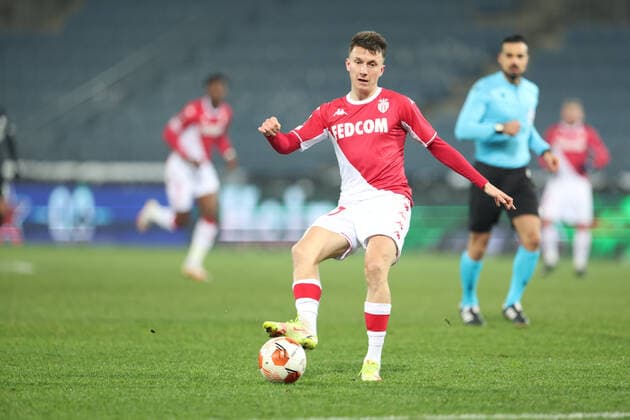 SOCCER - UEFA EL, Sturm vs Monaco GRAZ,AUSTRIA,09.DEC.21 - SOCCER - UEFA Europa League, group stage, SK Sturm Graz vs AS Monaco. Image shows Aleksandr Golovin (Monaco) .  GEPAxpictures xChrisxBauer