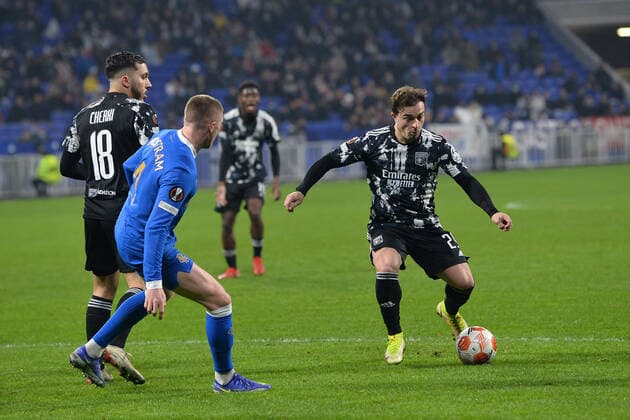 Xherdan Shaqiri (lyon) vs (rangers) FOOTBALL: Olympique Lyonnais vs Rangers FC - Ligue Europa - 09 12 2021 FredericChambert Panoramic 
