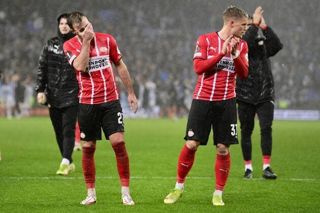 SAN SEBASTIAN - Mario Gotze. PSV lose 3-0 in the UEFA Europa League match against Real Sociedad at Estadio de Anoeta on December 9, 2021 in San Sebastian, Spain. ANP OLAF KRAAK UEFA Europa League 2021 2022 xVIxANPxSportx xxANPxIVx