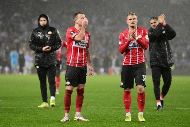SAN SEBASTIAN - Mario Gotze. PSV lose 3-0 in the UEFA Europa League match against Real Sociedad at Estadio de Anoeta on December 9, 2021 in San Sebastian, Spain. ANP OLAF KRAAK UEFA Europa League 2021 2022 xVIxANPxSportx xxANPxIVx