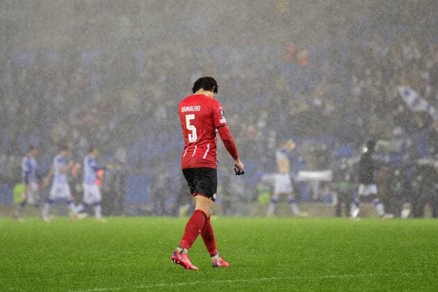 SAN SEBASTIAN - Andre Ramalho of PSV. PSV lose 3-0 in the UEFA Europa League match against Real Sociedad at Estadio de Anoeta on December 9, 2021 in San Sebastian, Spain. ANP OLAF KRAAK UEFA Europa League 2021 2022 xVIxANPxSportx xxANPxIVx