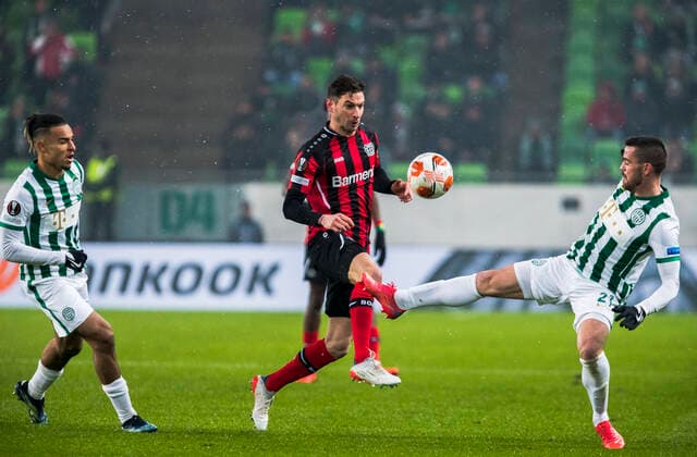 Lucas Alario, Ferencvaros vs Bayern Leverkusen, Uefa Europa Leafue, 09 December, 09.12.2021 Ferencvaros vs Bayern Leverkusen, Uefa Europa Leafue, 09 December, 09.12.2021 Budapest Copyright: xEIBNER NikolaxKrsticx EP_EER