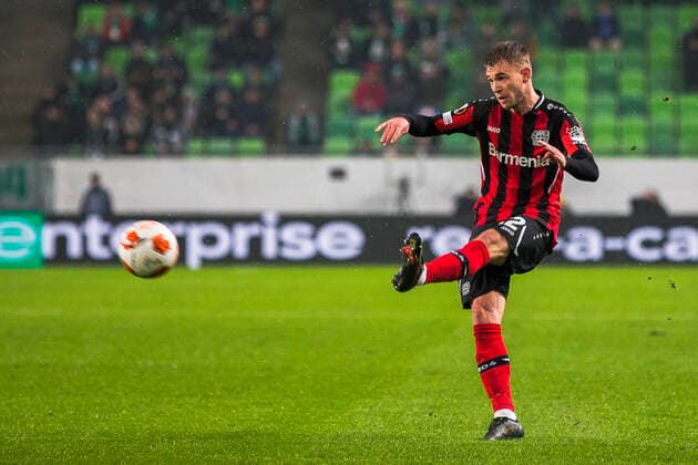 Daley Sinkgraven, Ferencvaros vs Bayern Leverkusen, Uefa Europa Leafue, 09 December, 09.12.2021 Ferencvaros vs Bayern Leverkusen, Uefa Europa Leafue, 09 December, 09.12.2021 Budapest Copyright: xEIBNER NikolaxKrsticx EP_EER