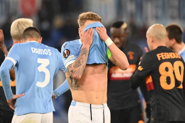 Photo Alfredo Falcone LaPresse 09 12 2021 Rome, Italy Soccer Lazio-Galatasaray - Uefa Europa League 2021 2022 - Olympic stadium of Rome In the pic: Ciro immobile  Copyright: xAlfredoxFalconex xLaPressex
