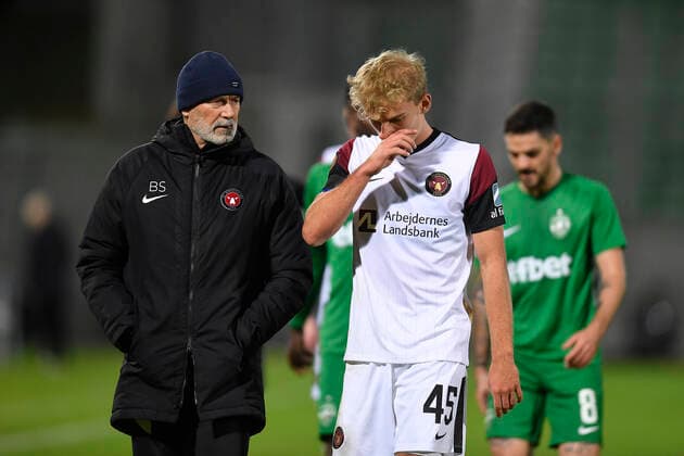 FCMs Gustav Isaksen during the UEFA Europa League Group F football match between PFC Ludogorets and FC Midtjylland on December 9, 2021 at the Ludogorets Arena in Razgrad. Photo by Alex Nicodim Ritzau Scanpix , Razgrad Copyright: RitzauxScanpix AlexxNicodimx spdk20211209-220257-L