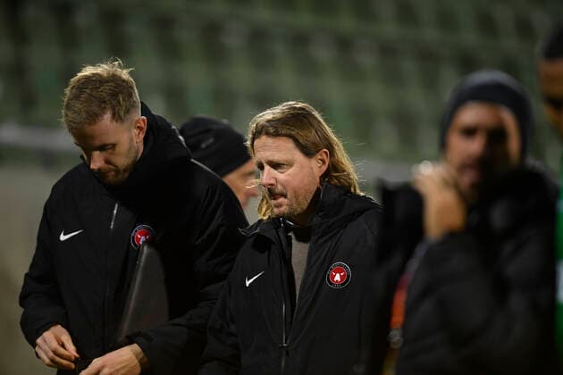 Bo Henriksen during the UEFA Europa League Group F football match between PFC Ludogorets and FC Midtjylland on December 9, 2021 at the Ludogorets Arena in Razgrad. Photo by Alex Nicodim Ritzau Scanpix , Razgrad Copyright: RitzauxScanpix AlexxNicodimx spdk20211209-220407-L