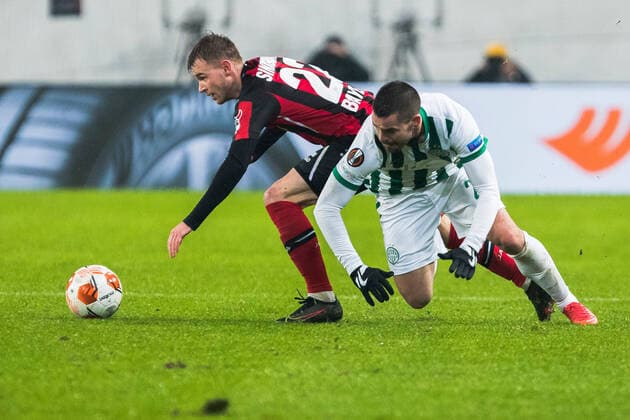 Daley Sinkgraven, Ferencvaros vs Bayern Leverkusen, Uefa Europa Leafue, 09 December, 09.12.2021 Ferencvaros vs Bayern Leverkusen, Uefa Europa Leafue, 09 December, 09.12.2021 Budapest Copyright: xEIBNER NikolaxKrsticx EP_EER