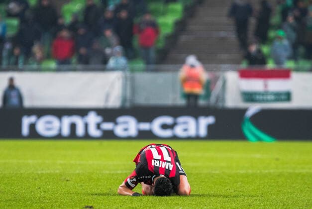 Nadiem Amiri, Ferencvaros vs Bayern Leverkusen, Uefa Europa Leafue, 09 December, 09.12.2021 Ferencvaros vs Bayern Leverkusen, Uefa Europa Leafue, 09 December, 09.12.2021 Budapest Copyright: xEIBNER NikolaxKrsticx EP_EER
