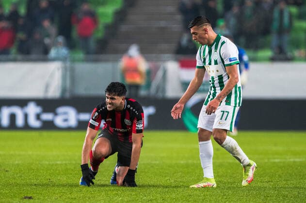 Nadiem Amiri, Ferencvaros vs Bayern Leverkusen, Uefa Europa Leafue, 09 December, 09.12.2021 Ferencvaros vs Bayern Leverkusen, Uefa Europa Leafue, 09 December, 09.12.2021 Budapest Copyright: xEIBNER NikolaxKrsticx EP_EER