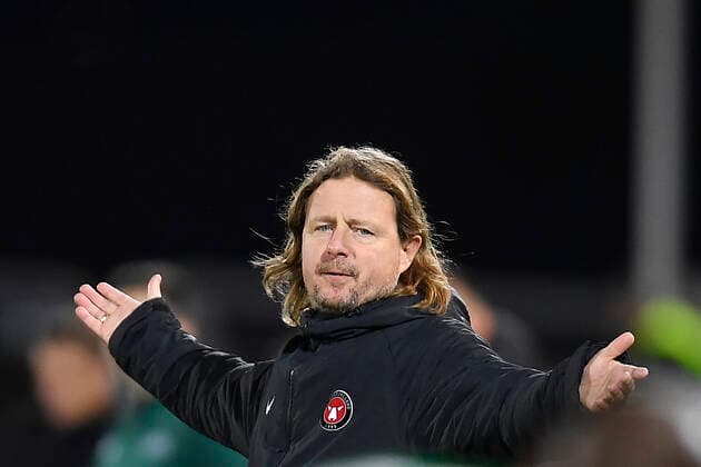 Bo Henriksen after the UEFA Europa League Group F football match between PFC Ludogorets and FC Midtjylland on December 9, 2021 at the Ludogorets Arena in Razgrad. Photo by Alex Nicodim Ritzau Scanpix , Razgrad Copyright: RitzauxScanpix AlexxNicodimx spdk20211209-231837-L