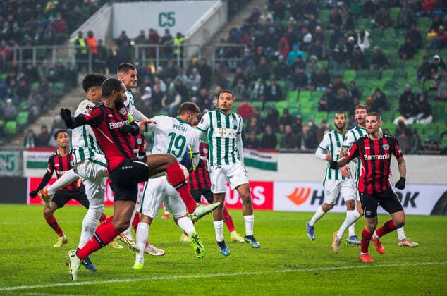 Jonathan Tah, Ferencvaros vs Bayern Leverkusen, Uefa Europa Leafue, 09 December, 09.12.2021 Ferencvaros vs Bayern Leverkusen, Uefa Europa Leafue, 09 December, 09.12.2021 Budapest Copyright: xEIBNER NikolaxKrsticx EP_EER