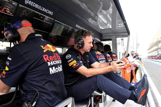 HORNER Christian Team Direktor F1 Team Red Bull Racing F1 FIA Grand Prix von Abu Dhabi 2021 am 10.12.2021 in den VAE auf dem Yas Marina Circuit