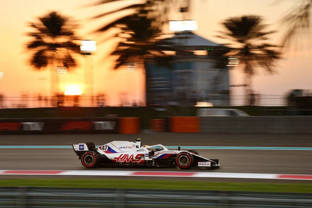 10.12.2021, xekx, Formel 1 FIA, Großer Preis von Abu Dhabi 2021 emspor, Mick Schumacher (Haas F1, 47) (DFL DFB REGULATIONS PROHIBIT ANY USE OF PHOTOGRAPHS as IMAGE SEQUENCES and or QUASI-VIDEO) Abu Dhabi