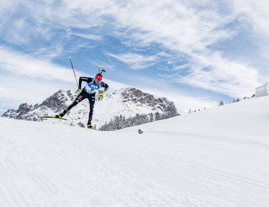 10.12.2021, Biathlonarena, Hochfilzen, AUT, IBU Weltcup Biathlon, Sprint, Herren, im Bild Johannes Kuehn (GER) Johannes Kuehn of Germany during men Sprint Competition of BMW IBU Biathlon World Cup at the Biathlonarena in Hochfilzen, Austria on 2021 12 10.