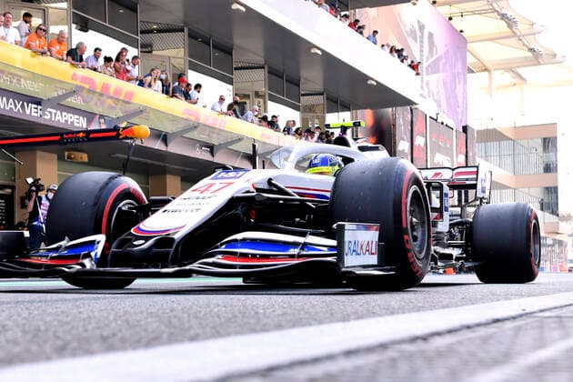 SCHUMACHER Mick F1 Team Haas F1 FIA Grand Prix von Abu Dhabi 2021 am 11.12.2021 in den VAE auf dem Yas Marina Circuit