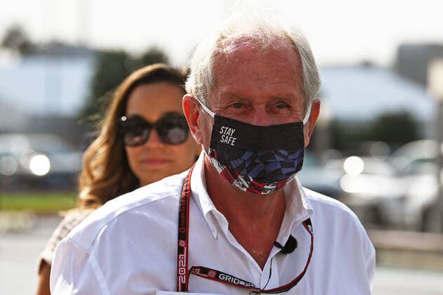 12.12.2021, xekx, Formel 1 FIA, Großer Preis von Abu Dhabi 2021 emspor, Dr. Helmut Marko (Motorsport-Chef Rad Bull Racing) (DFL DFB REGULATIONS PROHIBIT ANY USE OF PHOTOGRAPHS as IMAGE SEQUENCES and or QUASI-VIDEO) Abu Dhabi