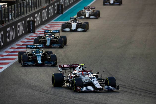 99 Antonio Giovinazzi (ITA, Alfa Romeo Racing ORLEN), F1 Grand Prix of Abu Dhabi at Yas Marina Circuit on December 12, 2021 in Abu Dhabi, United Arab Emirates. (Photo by HOCH ZWEI) Abu Dhabi United Arab Emirates