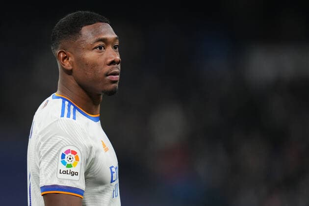 ESP: Real Madrid-Atletico de Madrid. La Liga Santander David Alaba of Real Madrid looks ahead during the La Liga match between Real Madrid and Atletico de Madrid played at Santiago Bernabeu Stadium on December 12, 2021 in Madrid, Spain. kpng Copyright: xColasxBuerax xPRESSINPHOTOx PS_211212_1107