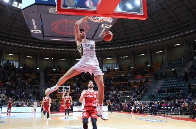 Gabriele Procida (Fortitudo Kigili Bologna) during the series A1 italian LBA basketball championship match Kigili Fortitudo Bologna Vs. Allianz Pallacanestro Trieste at the Paladozza sports palace - Bologna, December 13, 2021 - Photo: Michele Nucci  Copyright: xMichelexNuccix xIPAx xx 0