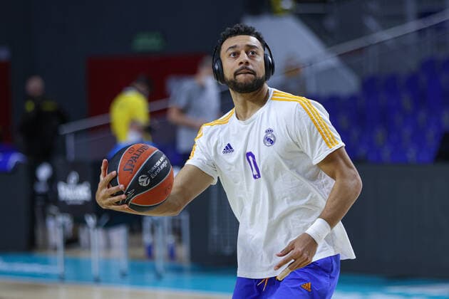 14th December 2021; Wizink Center; Madrid, Spain; Turkish Airlines Euroleague Basketball , Real Madrid versus Alba Berlin; Nigel Williams-Goss (Real Madrid Baloncesto)  ActionPlus12348121 AgenciaLOF