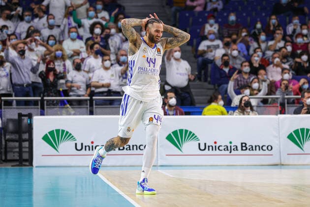 14th December 2021; Wizink Center; Madrid, Spain; Turkish Airlines Euroleague Basketball , Real Madrid versus Alba Berlin; Jeffery Taylor (Real Madrid Baloncesto)  ActionPlus12348130 AgenciaLOF