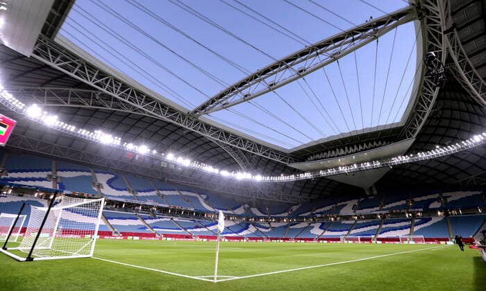AL JANOUB Weltmeisterschaft Stadion 2022 FIFA Arab Cup 2021 in Katar Stadion Al Janoub am 01.12.2021 in Al Wakra *** AL JANOUB World Cup Stadium 2022 FIFA Arab Cup 2021 in Qatar Al Janoub Stadium on 01 12 2021 in Al Wakra