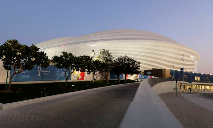 AL JANOUB Weltmeisterschaft Stadion 2022 FIFA Arab Cup 2021 in Katar Stadion Al Janoub am 01.12.2021 in Al Wakra *** AL JANOUB World Cup Stadium 2022 FIFA Arab Cup 2021 in Qatar Al Janoub Stadium on 01 12 2021 in Al Wakra