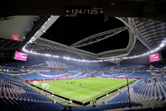 AL JANOUB Weltmeisterschaft Stadion 2022 FIFA Arab Cup 2021 in Katar Stadion Al Janoub am 01.12.2021 in Al Wakra *** AL JANOUB World Cup Stadium 2022 FIFA Arab Cup 2021 in Qatar Al Janoub Stadium on 01 12 2021 in Al Wakra