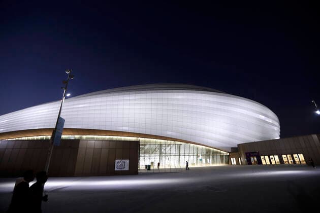AL JANOUB Weltmeisterschaft Stadion 2022 FIFA Arab Cup 2021 in Katar Stadion Al Janoub am 01.12.2021 in Al Wakra *** AL JANOUB World Cup Stadium 2022 FIFA Arab Cup 2021 in Qatar Al Janoub Stadium on 01 12 2021 in Al Wakra