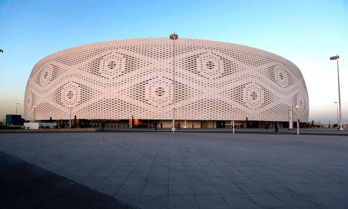 AL THUMAMA Stadion Weltmeisterschaft Stadion 2022 FIFA Arab Cup 2021 in Katar Stadion Al Thumama am 07.12.2021 in Doha *** AL THUMAMA Stadium World Cup Stadium 2022 FIFA Arab Cup 2021 in Qatar Stadium Al Thumama on 07 12 2021 in Doha