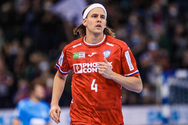 Handball I Herren I Saison 2021 2022 I LIQUI MOLY Handball-Bundesliga I 4. Spieltag I SG Flensburg-Handewitt - TBV Lemgo-Lippe I 16.12.2021 Nachholspiel vom 4. Spieltag I Bjarki Mar Elisson (TBV Lemgo-Lippe 4) Flensburg Flens-Arena Schleswig-Holstein Deutschland Copyright: xLobecax xIngridxAnderson-Jensenx