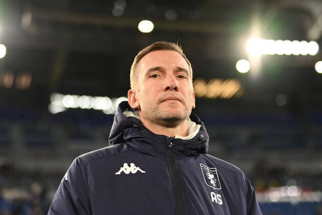 Photo Alfredo Falcone LaPresse17 12 2021 Rome, ItalySport SoccerLazio-Genoa - Italian Football Championship League A 2021 2022 - Olympic stadium of RomeIn the pic: andriy shevchenko  Copyright: xAlfredoxFalconex xLaPressex