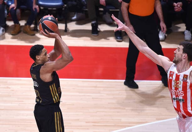 RUBIT AUGUSTINE, Crvena Zvezda mts Belgrade vs FC Bayern Munich, Euroleague, 17 December, 17.12.2021 Crvena Zvezda mts Belgrade vs FC Bayern Munich, Euroleague, 17 December, 17.12.2021 Belgrade Copyright: xEIBNER NikolaxKrsticx EP_EER
