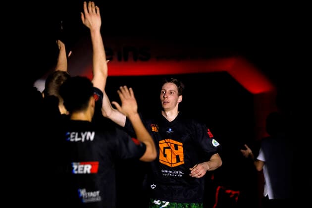 18.12.2021, easyCredit Basketball Bundesliga, BBL, Saison 2021 2022, Herren, Chemnitz Niners - Brose Bamberg Mindaugas Susinskas, Niners Chemnitz Chemnitz Messe Chemnitz Sachsen Germany