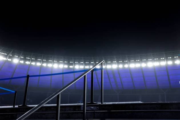 18.12.2021, Fussball, Saison 2021 2022, 1. Bundesliga, 17. Spieltag, Hertha BSC Berlin - Borussia Dortmund, Das Olympia Stadion in Berlin. Foto: Dennis Ewert RHR-FOTO Berlin Olympia Stadion Brandenburg Deutschland xRHR-FOTO DEx