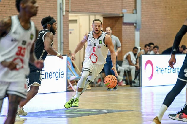 Barmer 2. Basketball Bundesliga ProB, Rheinstars Koeln vs. WWU Baskets Muenster, 18.12.2021 Andrej Mangold (RheinStars Koeln 0), Barmer 2. Basketball Bundesliga ProB, Rheinstars Koeln vs. WWU Baskets Muenster am 18.12.2021 im ASV Koeln in Koeln (Nordrhein-Westfalen) Copyright: xBEAUTIFULxSPORTS Mueller-Laschetx