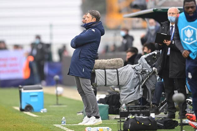 Niko Kovac - entraineur (Monaco) FOOTBALL : Red Star vs as Monaco - 1 32e finale coupe de France - 19 12 2021 JBAutissier Panoramic 