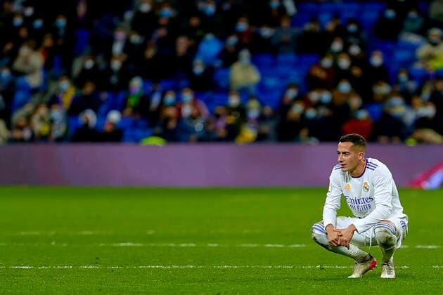 Sport Themen der Woche KW50 ESP: Real Madrid-Cadiz CF. La Liga Santander Lucas Vazquez of Real Madrid at full time during the La Liga match between Real Madrid and Cadiz CF played at Santiago Bernabeu Stadium on December 19, 2021 in Madrid, Spain. kpng Copyright: xAlbertoxMolinax xPRESSINPHOTOx ALM_211219_190