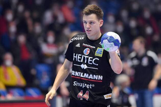 Christoph Steinert (HC Erlangen) , MT Melsungen - HC Erlangen, Handball, 1. Bundesliga Maenner, 19.12.2021, MT Melsungen - HC Erlangen, Handball, GER, 1. Bundesliga Maenner, 19.12.2021 Kassel Copyright: xEibner-Pressefoto-xRolandxSippelx
