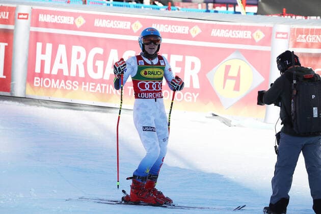 ALPINE SKIING - FIS WC Courchevel COURCHEVEL,FRANCE,21.DEC.21 - ALPINE SKIING - FIS World Cup, giant slalom, ladies. Image shows Mikaela Shiffrin (USA).  GEPAxpictures xMathiasxMandl