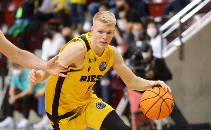 Ludwigsburg , Basketball Champions League MHP Riesen Ludwigsburg vs BC Prometey , Jacob Patrick ( Riesen )