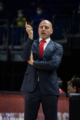 Basketball Berlin 22.12.2021 Saison 2021 2022 Euroleague Regular Season Alba Berlin - AS Monaco Sasa Obradovic (Monaco, Trainer)
