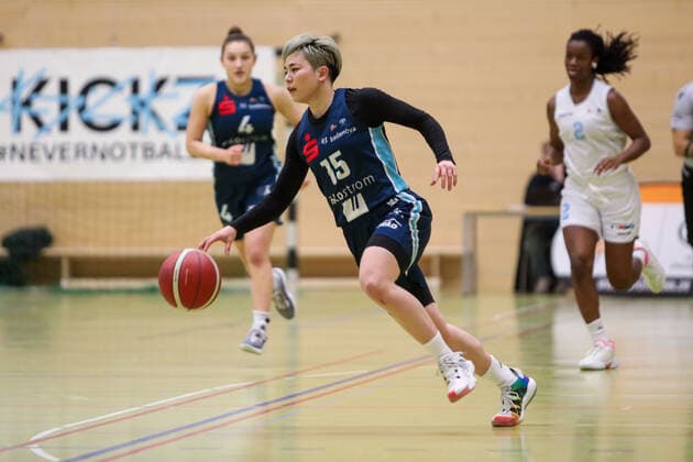 1. Basketball Bundesliga Damen Capitol Bascats Düsseldorf gegen Eisvögel USC Freiburg, 22.12.2021 Shiori Yasuma ( 15 Eisvoegel USC Freiburg); 1. Basketball Bundesliga Damen Capitol Bascats Düsseldorf gegen Eisvögel USC Freiburg am 22.12.2021, Duesseldorf. Copyright: xBEAUTIFULxSPORTS KennyxBeelex
