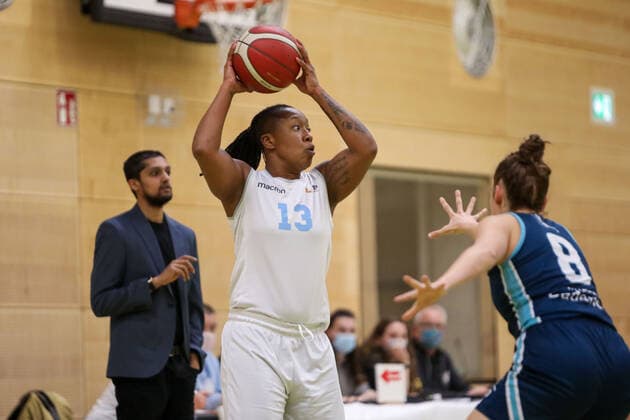 1. Basketball Bundesliga Damen Capitol Bascats Düsseldorf gegen Eisvögel USC Freiburg, 22.12.2021 Marquita Lashae Waller ( 13 Capitol Bascats Duesseldorf); 1. Basketball Bundesliga Damen Capitol Bascats Düsseldorf gegen Eisvögel USC Freiburg am 22.12.2021, Duesseldorf. Copyright: xBEAUTIFULxSPORTS KennyxBeelex